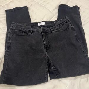 Lane Bryant Mid-Rise straight faded black jean size 16